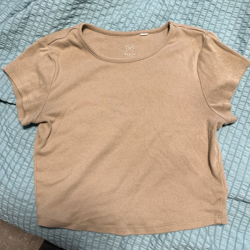 PacSun Tan Crop Top